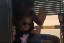 ಹೈದರಾಬಾದ್ ಆಟೋ ರಿಕ್ಷಾದಲ್ಲಿ ವಾರ್ನರ್ ಮತ್ತು ಮುದ್ದು ಮಗಳು-ವಿಡಿಯೋ