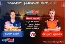 ಐಪಿಎಲ್‌ 2019: ರಾಜಸ್ಥಾನ್‌ ರಾಯಲ್ಸ್‌ಗೆ ಅಪಾಯಕಾರಿ ಸನ್‌ರೈಸರ್ಸ್‌ ಸವಾಲು