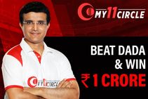 ಮೈ11ಸರ್ಕಲ್‍ನಲ್ಲಿ ಸೌರವ್ ಗಂಗೂಲಿ ಸೋಲಿಸಿ 1 ಕೋಟಿ ರೂ. ಗೆಲ್ಲಿ