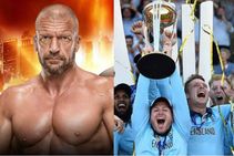 ಕ್ರಿಕೆಟ್ ವಿಶ್ವಕಪ್ ಚಾಂಪಿಯನ್ ಇಂಗ್ಲೆಂಡ್‌ಗೆ ಟ್ರಿಪಲ್‌ ಎಚ್‌ ಅನಿರೀಕ್ಷಿತ ಗಿಫ್ಟ್‌!