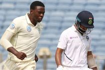 ಭಾರತ vs ದ.ಆಫ್ರಿಕಾ: ಚೇತೇಶ್ವರ್ ಪೂಜಾರ ಕೆಣಕಿದ ಕಾಗಿಸೊ ರಬಾಡ