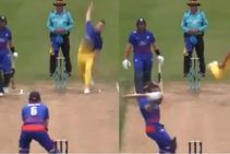 ವಿಭಿನ್ನ ಶಾಟ್‌ನಿಂದ ಐಸಿಸಿ ಗಮನ ಸೆಳೆದ ಕಿವೀಸ್ ಬ್ಯಾಟ್ಸ್‌ಮನ್: ವೀಡಿಯೋ