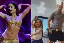 ಪುತ್ರಿಯೊಂದಿಗೆ 'ಶೀಲಾ ಕಿ ಜವಾನಿ'ಗೆ ಡ್ಯಾನ್ಸ್ ಮಾಡಿದ ವಾರ್ನರ್: ವೀಡಿಯೋ