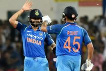 ಕೊಹ್ಲಿ-ರೋಹಿತ್ ಜೋಡಿಯ ವಿಕೆಟ್ ಪಡೆಯಲು ಅಂಪೈರ್ ಬಳಿ ಸಹಾಯ ಕೇಳಿದ್ದ ಫಿಂಚ್