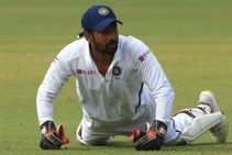 ಕ್ಯಾಚಿಂಗ್ ಅಭ್ಯಾಸಕ್ಕೆ ಅಪ್ಪ ಸಹಾಯ ಮಾಡುತ್ತಿದ್ದಾರೆ: ವೃದ್ಧಿಮಾನ್ ಸಹಾ