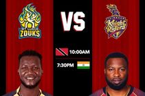 ಸಿಪಿಎಲ್ 2020: 13ನೇ ಕಾದಾಟದಲ್ಲಿ ನೈಟ್ ರೈಡರ್ಸ್‌ಗೆ ಝೌಕ್ಸ್ ಸವಾಲು