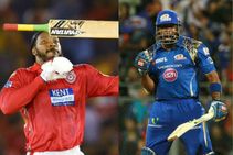 MI vs KXIP: ಕ್ರಿಸ್ ಗೇಲ್-ಪೊಲಾರ್ಡ್ ಮುಖಾಮುಖಿ, ಸಂಭಾವ್ಯ ತಂಡಗಳು
