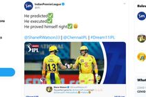 ಗೆಲುವಿನ ಬಗ್ಗೆ ಒಂದು ದಿನ ಮೊದಲೇ ಶೇನ್ ವಾಟ್ಸನ್ ''Viral