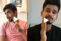 ಕ್ವಾಲಿಫೈಯರ್ ಪಂದ್ಯಕ್ಕೂ ಮುನ್ನ, 'ಬ್ರೇಕ್ ದಿ ಬಿಯರ್ಡ್' ಚಾಲೆಂಜ್ ಮುಗಿಸಿದ ಬುಮ್ರಾ, ಅಯ್ಯರ್