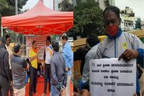 ಮೌರ್ಯ ಸರ್ಕಲ್‌ನಲ್ಲಿ ಬೀದಿಗಿಳಿದ ತರಬೇತುದಾರರು: ಭಿಕ್ಷೆ ಬೇಡಿ ಸರ್ಕಾರದ ವಿರುದ್ಧ ಪ್ರತಿಭಟನೆ