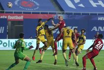 ಐಎಸ್‌ಎಲ್ 2021: ನಾರ್ಥ್ ಈಸ್ಟ್, ಹೈದರಾಬಾದ್ ಗೋಲಿಲ್ಲದೆ ಸಮಬಲ