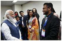 ಭಾರತದ ಪ್ರಧಾನಿಯನ್ನು ಭೇಟಿ ಮಾಡಿದ ಸಂತಸ ಹಂಚಿಕೊಂಡ ಬಾಂಗ್ಲಾ ಆಲ್‌ರೌಂಡರ್ ಶಕೀಬ್