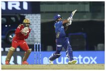 ಐಪಿಎಲ್ 2021: ಪಂಜಾಬ್‌ಗೆ 132 ರನ್‌ಗಳ ಸಾಧಾರಣ ಸವಾಲು ನೀಡಿದ ಮುಂಬೈ