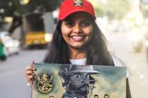 ಕನ್ನಡತಿಯ ಅದ್ಭುತ ಚಿತ್ರಕ್ಕೆ ಪ್ರತಿಕ್ರಿಯಿಸಿದ ಎಬಿ ಡಿ ವಿಲಿಯರ್ಸ್