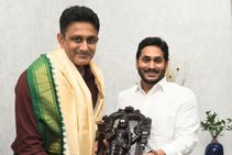 ಆಂಧ್ರಪ್ರದೇಶದ ಸಿಎಂ ಜಗನ್‌ ಮೋಹನ್ ರೆಡ್ಡಿ ಭೇಟಿಯಾದ ಅನಿಲ್ ಕುಂಬ್ಳೆ