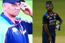 ವಿಡಿಯೋ: ಸೂರ್ಯಕುಮಾರ್ ಯಾದವ್ ಅರ್ಧಶತಕದ ಬೆನ್ನಲ್ಲೇ ವಿಕೆಟ್ ಒಪ್ಪಿಸಿದ್ದಕ್ಕೆ ದ್ರಾವಿಡ್ ಬೇಸರ