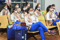 ಟೋಕಿಯೋ ಒಲಿಂಪಿಕ್ಸ್‌ಗೆ ಭಾರತೀಯ ಮೊದಲ ಬ್ಯಾಚ್ ಪ್ರಯಾಣ