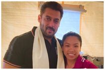 ಬಾಲಿವುಡ್ ತಾರೆ ಸಲ್ಮಾನ್ ಖಾನ್ ಭೇಟಿಯಾಗಿ ಕನಸು ನನಸು ಮಾಡಿಕೊಂಡ ಮೀರಾ ಬಾಯಿ ಚಾನು