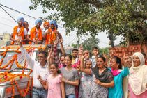 ತವರಿಗೆ ಮರಳಿದ ಪಂಜಾಬ್, ಹರ್ಯಾಣ ಹಾಕಿ ಆಟಗಾರರಿಗೆ ಅದ್ದೂರಿ ಸ್ವಾಗತ