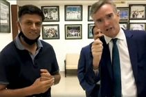 ಬ್ರಿಟಿಷ್‌ ರಾಯಭಾರಿಗೆ ಕನ್ನಡ ಕಲಿಸಿದ ರಾಹುಲ್ ದ್ರಾವಿಡ್; ವೈರಲ್ ವಿಡಿಯೋ ನೋಡಿ