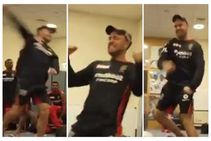 ಐಪಿಎಲ್ 2021: ಕೊಹ್ಲಿ ಸೆಲೆಬ್ರೇಶನ್ ಅಣಕಿಸಿದ ಎಬಿಡಿ; ಮ್ಯಾಕ್ಸ್‌ವೆಲ್ ಕಾಲೆಳೆದ ಚಾಹಲ್: ವಿಡಿಯೋ