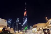 ಬುರ್ಜ್ ಖಲೀಫಾದಲ್ಲಿ ಭಾರತದ ನೂತನ ಜೆರ್ಸಿ ಪ್ರದರ್ಶನ: ವಿಡಿಯೋ