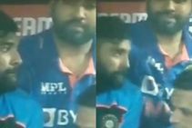 ನ್ಯೂಜಿಲೆಂಡ್‌ ವಿರುದ್ಧದ ಮೊದಲ ಟಿ20 ಪಂದ್ಯದ ವೇಳೆ ಸಿರಾಜ್ ತಲೆಗೆ ಹೊಡೆದ ರೋಹಿತ್; ವಿಡಿಯೋ ವೈರಲ್