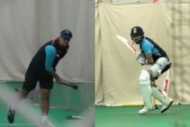 ಭಾರತ vs ನ್ಯೂಜಿಲೆಂಡ್‌: ದ್ರಾವಿಡ್ ಬೌಲಿಂಗ್‌ಗೆ ಕೊಹ್ಲಿ ಬ್ಯಾಟಿಂಗ್ ಮಾಡುತ್ತಿರೋ ವಿಡಿಯೋ ವೈರಲ್