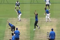 ಭಾರತ vs ದ.ಆಫ್ರಿಕಾ: ಅಭ್ಯಾಸದ ವೇಳೆಯೂ ಪರದಾಡಿದ ಅಜಿಂಕ್ಯಾ ರಹಾನೆ ಕ್ಲೀನ್ ಬೌಲ್ಡ್!