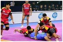 ಪ್ರೊ ಕಬಡ್ಡಿ: ತಮಿಳು ತಲೈವಾಸ್ ವಿರುದ್ಧ ಬೆಂಗಳೂರು ಬುಲ್ಸ್‌ಗೆ ಭರ್ಜರಿ ಗೆಲುವು