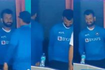 ಡಕ್ಔಟ್ ಆಗಿ ಬಂದ ಪೂಜಾರಾ ಜೊತೆ ಮಾತನಾಡದೇ ಹೊರಟ ದ್ರಾವಿಡ್: ವಿಡಿಯೋ ವೈರಲ್