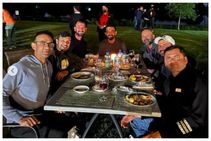 ಟೆಸ್ಟ್ ಸರಣಿಗೂ ಮುನ್ನ ಭರ್ಜರಿ ಡಿನ್ನರ್: ಆಟಗಾರರಿಗೆ ಸಾಥ್ ನೀಡಿದ ಕೋಚ್ ರಾಹುಲ್ ದ್ರಾವಿಡ್