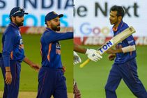 ಏನಾಯ್ತು ನಿನಗೆ ಎಂದು ಚಾಹಲ್‌ಗೆ ಮೈದಾನದಲ್ಲೇ ಕ್ಲಾಸ್ ತೆಗೆದುಕೊಂಡ ರೋಹಿತ್: ವಿಡಿಯೋ ವೈರಲ್