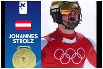 ತಂದೆಯ ಹಾದಿಯಲ್ಲೇ ನಡೆದ ಸ್ಕೀಯಿಂಗ್ ಪಟು: ಆಸ್ಟ್ರೀಯಾದ ಸ್ಟ್ರಾಲ್ಜ್‌ಗೆ ಚಿನ್ನದ ಪದಕ