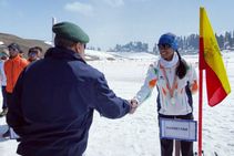 ರಾಷ್ಟ್ರೀಯ ವಿಂಟರ್ ಬಯಾಥ್ಲಾನ್‌ನಲ್ಲಿ ಚಿನ್ನ ಗೆದ್ದ ಕನ್ನಡತಿ ಭವಾನಿ