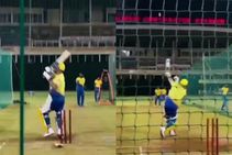 ಐಪಿಎಲ್ 2022: ನೆಟ್ ಅಭ್ಯಾಸದ ವೇಳೆ ಸಿಕ್ಸರ್ ಸುರಿಮಳೆಗೈದ ಧೋನಿ; ವಿಡಿಯೋ ವೈರಲ್