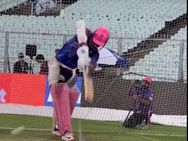 IPL 2022 ಕ್ವಾಲಿಫೈಯರ್ 1: ಸೌರವ್ ಗಂಗೂಲಿ ತವರು ಗ್ರೌಂಡ್‌ನಲ್ಲಿ RRನ 'ಬೇಬಿ ಗಂಗೂಲಿ'; ವಿಡಿಯೋ