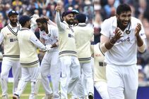 ಅಲ್ಪಮೊತ್ತಕ್ಕೆ 5 ವಿಕೆಟ್ ಕಳೆದುಕೊಂಡು ಸಂಕಷ್ಟಕ್ಕೆ ಸಿಲುಕಿದ ಇಂಗ್ಲೆಂಡ್; ಬೌಲಿಂಗ್, ಬ್ಯಾಟಿಂಗ್‌ನಲ್ಲೂ ಮಿಂಚಿದ ಬುಮ್ರಾ