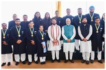 ಕಾಮನ್‌ವೆಲ್ತ್‌ 2022ರ ಕ್ರೀಡಾಕೂಟದ ಸ್ಪರ್ಧಿಗಳನ್ನ ಭೇಟಿ ಮಾಡಿದ ಪ್ರಧಾನಿ ನರೇಂದ್ರ ಮೋದಿ