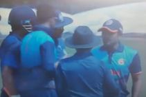 ಸೈಯದ್ ಮುಷ್ತಾಕ್ ಅಲಿ ಟ್ರೋಫಿ: ಪಂದ್ಯದ ವೇಳೆ ಕೋಪಗೊಂಡ ರಾಯುಡು, ಜಾಕ್ಸನ್ ನಡುವೆ ಜಗಳ; ವಿಡಿಯೋ