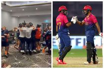 T20 ವಿಶ್ವಕಪ್: ನಮೀಬಿಯಾಗೆ ಸೋಲು, ಡ್ರೆಸ್ಸಿಂಗ್ ರೂಂನಲ್ಲಿ ಕುಣಿದು ಕುಪ್ಪಳಿಸಿದ ನೆದರ್ಲೆಂಡ್ಸ್‌