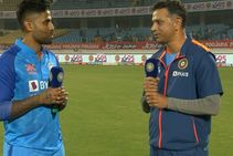 ಸೂರ್ಯಕುಮಾರ್ ಚಿಕ್ಕವನಿದ್ದಾಗ ನನ್ನ ಬ್ಯಾಟಿಂಗ್ ನೋಡಿಲ್ಲ ಎಂದ ರಾಹುಲ್ ದ್ರಾವಿಡ್