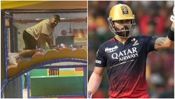 IPL 2023: ಮಕ್ಕಳ ಮೈದಾನದಲ್ಲಿ ಮಗುವಿನಂತಾದ ವಿರಾಟ್ ಕೊಹ್ಲಿ