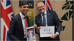 ಸ್ಯಾಂಡ್ ಪೇಪರ್ ತರೋದು ಮರೆತೆ: ಆಶಸ್ ಸರಣಿ ವಿಚಾರವಾಗಿ ಕಾಲೆಳೆದುಕೊಂಡ ಆಸ್ಟ್ರೇಲಿಯಾ, ಯುಕೆ ಪ್ರಧಾನಿಗಳು