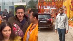 ರಾಮಮಂದಿರ ಪ್ರಾಣ ಪ್ರತಿಷ್ಠಾಪನೆ ಸಮಾರಂಭಕ್ಕಾಗಿ ಅಯೋಧ್ಯೆಗೆ ಬಂದಿಳಿದ ಕುಂಬ್ಳೆ, ವೆಂಕಿ