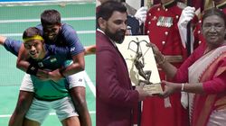 ಸಾತ್ವಿಕ್-ಚಿರಾಗ್ ಜೋಡಿಗೆ 'ಖೇಲ್ ರತ್ನ' ಪ್ರಶಸ್ತಿ ಪ್ರದಾನ; ಅರ್ಜುನ ಅವಾರ್ಡ್ ಸ್ವೀಕರಿಸಿದ ಮೊಹಮ್ಮದ್ ಶಮಿ!