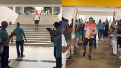 Rahul Dravid: ಟಿ20 ವಿಶ್ವಕಪ್ ವಿಜೇತ ಕೋಚ್ ರಾಹುಲ್ ದ್ರಾವಿಡ್‌ಗೆ ಬೆಂಗಳೂರಿನಲ್ಲಿ ಸ್ವಾಗತ, ಗೌರವ ರಕ್ಷೆ