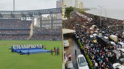 ಟೀಮ್ ಇಂಡಿಯಾ ಆಗಮನಕ್ಕೂ ಮುನ್ನವೇ ತುಂಬಿ ತುಳುಕುತ್ತಿದೆ ವಾಂಖೆಡೆ, ಮರೀನ್ ಡ್ರೈವ್