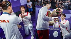 Paris Olympics 2024: ಚಿನ್ನ ಗೆದ್ದ ಚೀನಾ ಷಟ್ಲರ್‌ಗೆ ಲವ್‌ ಪ್ರಪೋಸ್‌; ವಿಡಿಯೋ ವೈರಲ್‌!