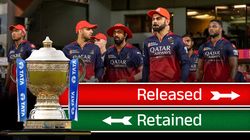 RCB ತಂಡ ಉಳಿಸಿಕೊಂಡ ಹಾಗೂ ಕೈ ಬಿಟ್ಟ ಆಟಗಾರರು ಯಾರು? ಇಲ್ಲಿದೆ ಕಂಪ್ಲೀಟ್‌ ರಿಪೋರ್ಟ್‌